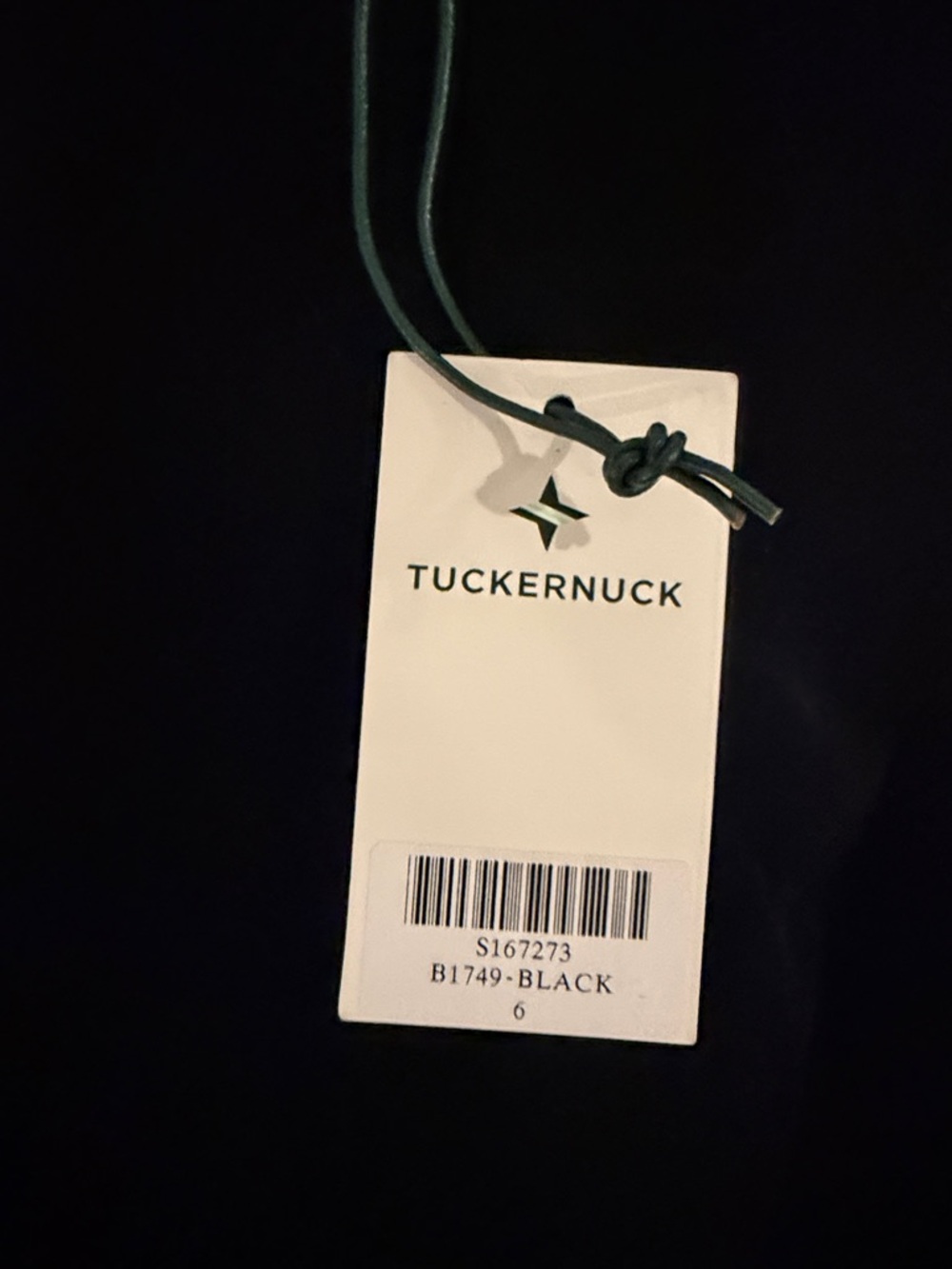 Tuckernuck Black Velvet Mini Shift Dress - Picture 3 of 4